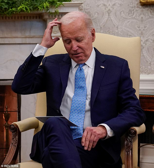 Biden's age and mental acuity appear to be proving to be a problematic issue as the election approaches and most Americans, including Democrats, believe he is too old to run for president again.