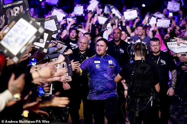 The youngster is seeking his first major title since joining the main PDC Tour at the beginning of the year.