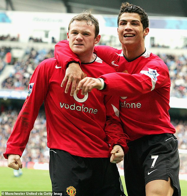 Wayne Rooney and Cristiano Ronaldo were a deadly duo for United and formed the XI
