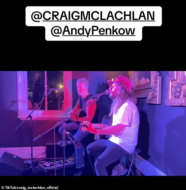 McLachlan then joined country singer Andy Penkow as a backing guitarist for his headline show at the trendy city center venue.  And now The Daily Telegraph reports that McLachlan is set to tour with Penkow, who was recently nominated for a Golden Guitar (both pictured).