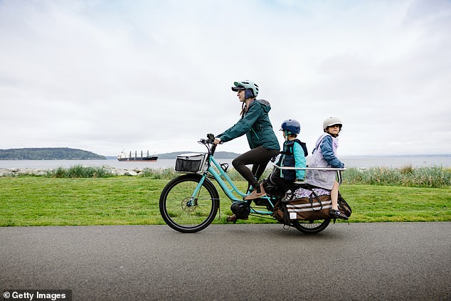 Lucy claimed that electric cargo bikes were the way to go, preferring them to traditional bikes and saying they saved her an hour off her 90-minute commute.