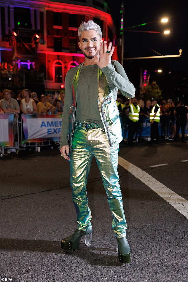 Adam Lambert (pictured) headlines Sydney Gay and Lesbian Mardi Gras Party 2024