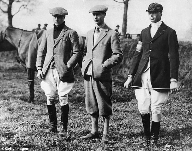 Prince of Wales photographed in jodhpurs at a point-to-point meeting in 1912