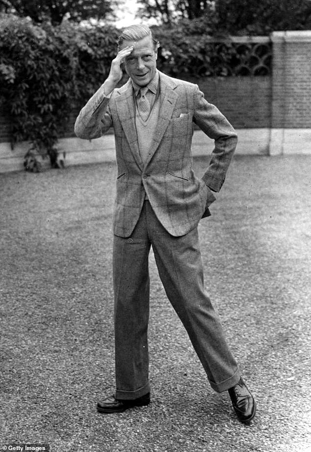 The Duke of Windsor helped popularize cuffed trousers. Here, he is photographed in 1946.