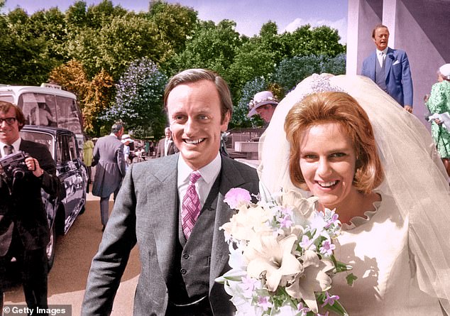 Camilla Shand married Andrew Parker Bowles at the Guards Chapel in 1973.