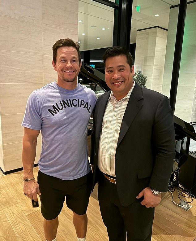 Marriage to a foreign national is an automatic obstacle to ascending the throne in Thailand, and the marriage causes a potential succession crisis for the family. Vivacharawongse seen here with Mark Wahlberg
