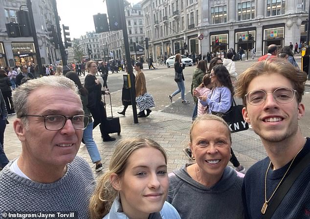 The British skating legend, 66, is happily married to American sound engineer Phil Christensen and they are proud parents to their adopted children, Kieran, 21, and Jessica, 17.