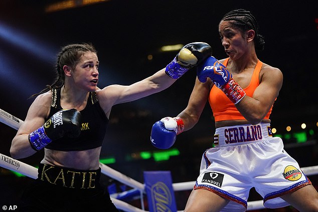 Serrano previously broke ground in the sport fighting Britain's Katie Taylor in a historic fight at Madison Square Garden.