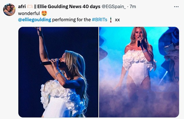 1709418380 953 BRIT Awards 2024 Viewers call Ellie Gouldings incredible performance highlight
