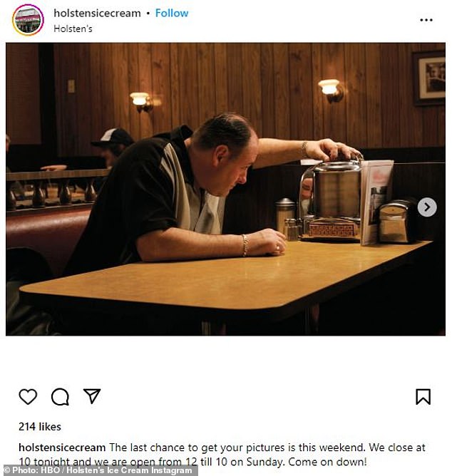 On Saturday night, the owners of Holsten returned to their Instagram page to remind customers and fans that this is the last weekend they can come take a photo sitting at the booth.