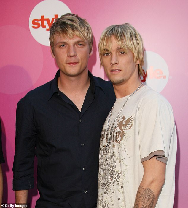 Nick Carter and Aaron in 2006