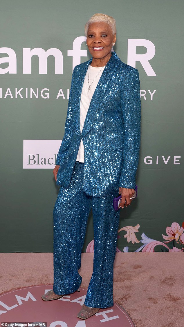 Dionne Warwick was a sight to see at the gala