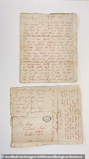 Macabre fascination: Jack the Ripper items continue to attract huge interest, including a letter claiming to be from the Ripper