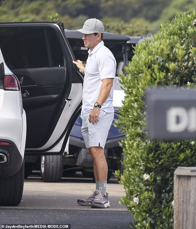 The 52-year-old played a round of golf in Sydney with friends on Sunday and seemed relaxed and in good spirits.
