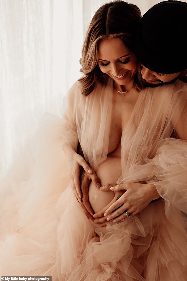 Sarah kept her Instagram followers updated throughout her pregnancy and also shared a host of snaps from a stunning photoshoot showing off her baby bump.