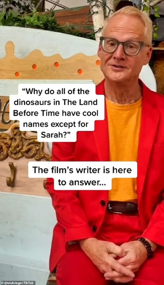 Stu has been taking to TikTok to answer fans' questions about the beloved children's movie.