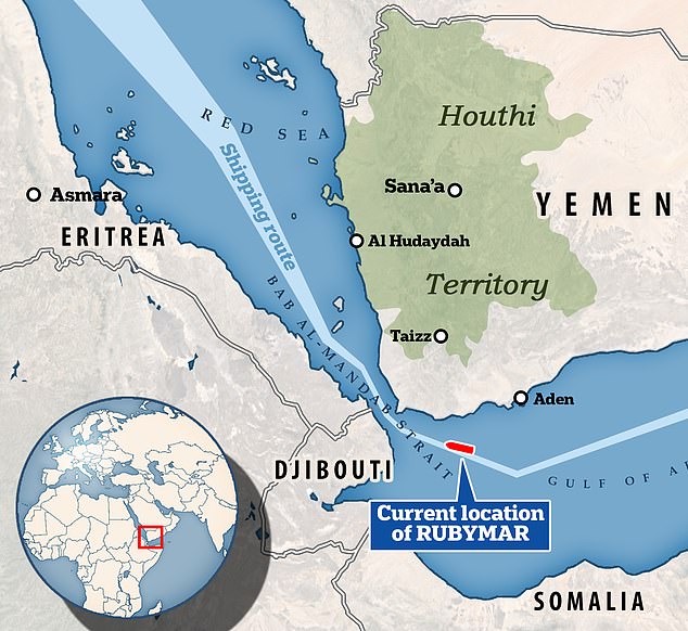 1709481918 343 The Iran backed Houthis vow to continue attacking British ships in