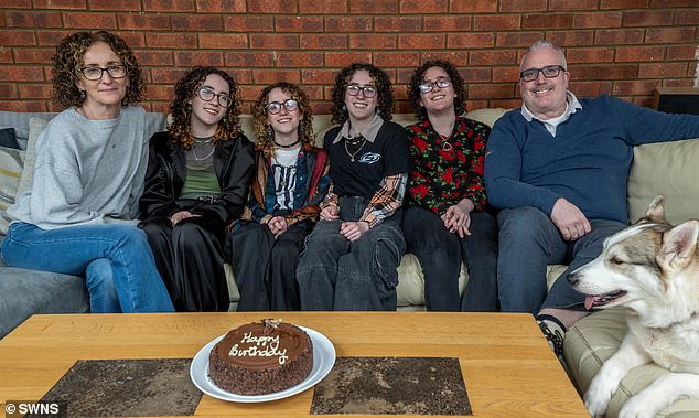 The sisters are planning a low-key meal with their father José (pictured right), 51, and mother Julie (pictured left), 55, to mark their 18th birthday, and their parents They have revealed that they all have different plans for the future.