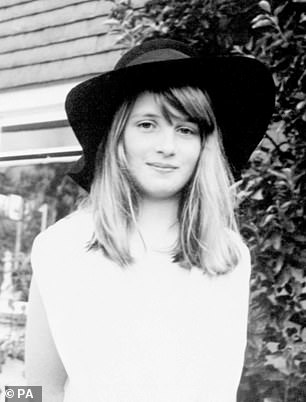 A young Diana in 1970
