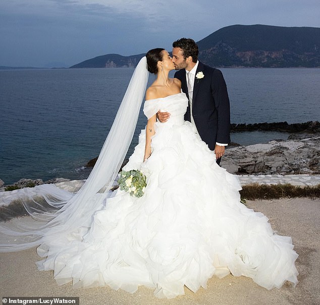 Lucy and James got married in a lavish ceremony in 2021 after meeting on the reality show Made in Chelsea