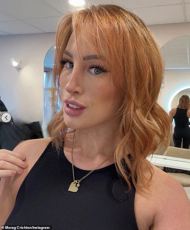 The reality star debuted her auburn bob as she posed for a smile and captioned her post: 'Entering my redhead era...'