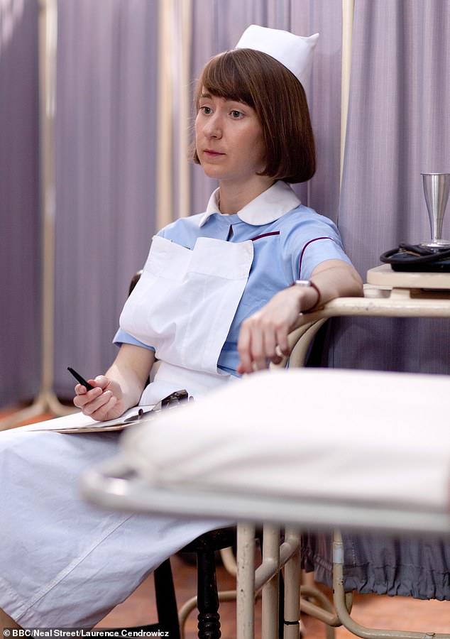 Actress Bryony Hannah played nurse Cynthia Miller in Call The Midwife. And she seems very different to her role as Rebecca Morley in the BBC's Death in Paradise.