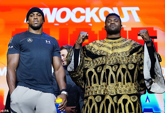 Joshua is set to fight Francis Ngannou in an upcoming heavyweight fight in Saudi Arabia.