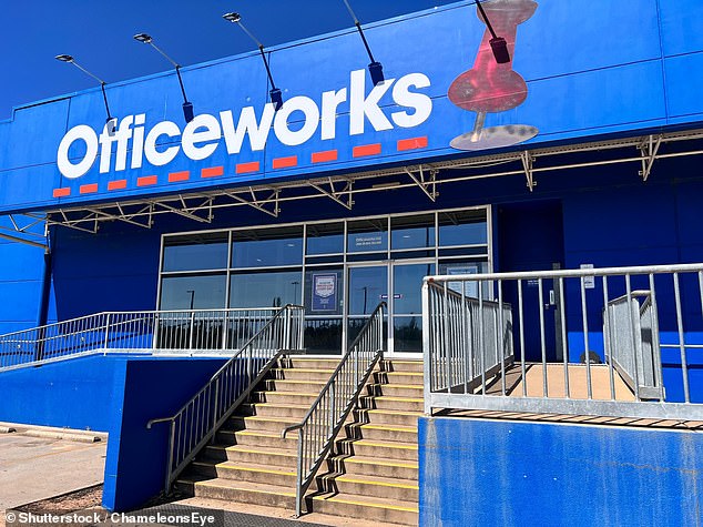 All recalled chargers are stored at Officeworks (pictured)