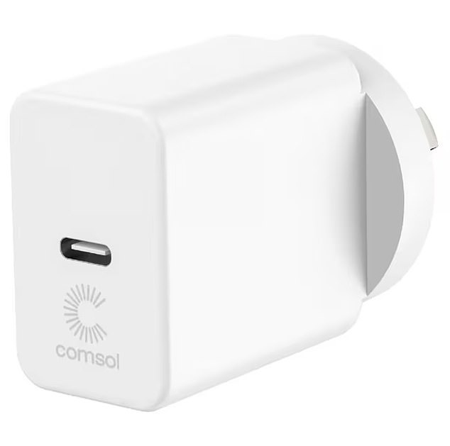 Keji Impacted 2.4A Dual USB Port Wall Chargers have model number WCDE24BK or WCDE24WH