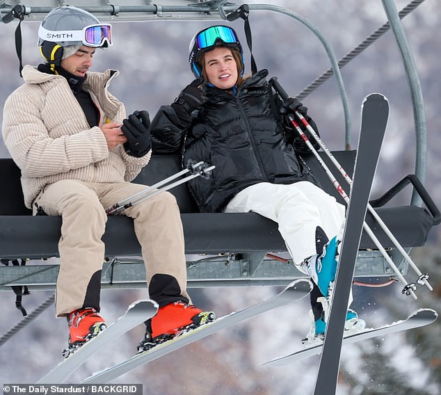 Sophie's ex Joe also moved on and was spotted on a romantic ski trip in Aspen, Colorado, in early January with pageant queen-turned-model Stormi Bree.