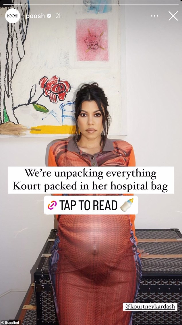 The mother was cleaning the kitchen one morning after breakfast when she received an urgent message from her sister warning her that Kourtney Kardashian had bragged about the products.