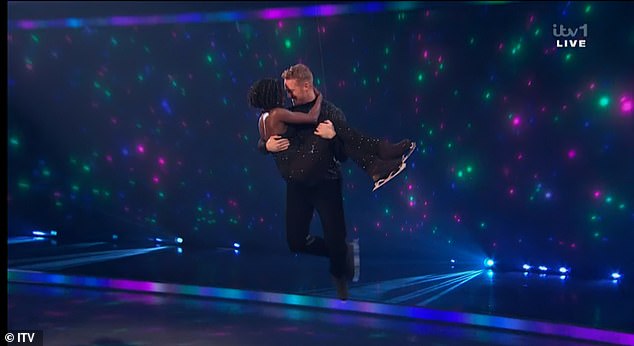 And lastly, Greg and his partner Vanessa James also earned a score of 36.5 for their performance.