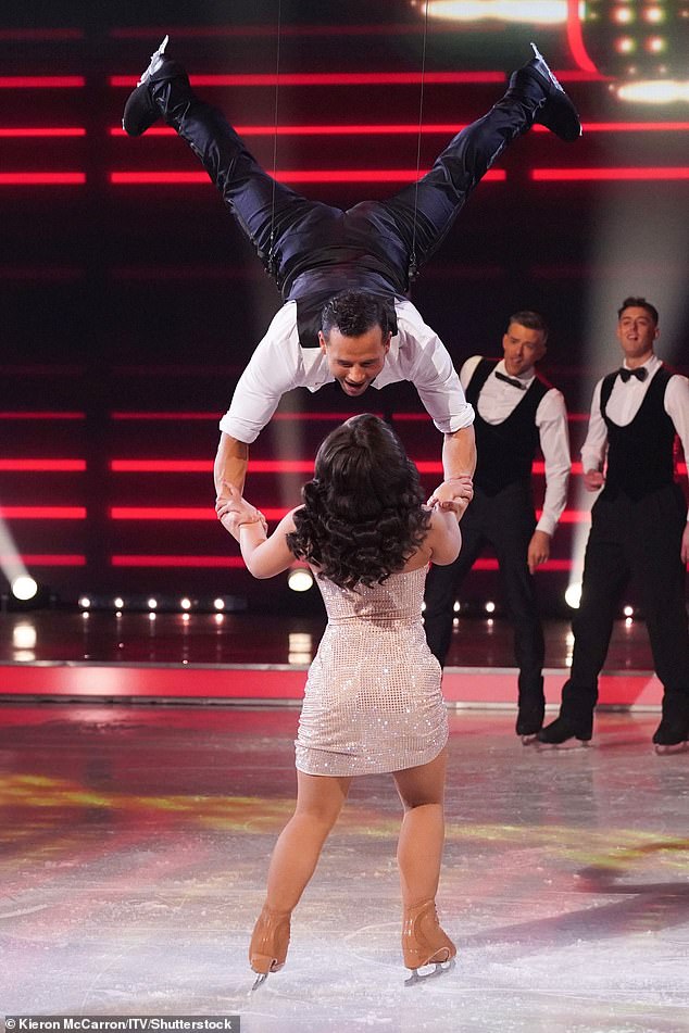 Ryan and his partner Amani Fancy scored 38 points for their fun and light-hearted show.