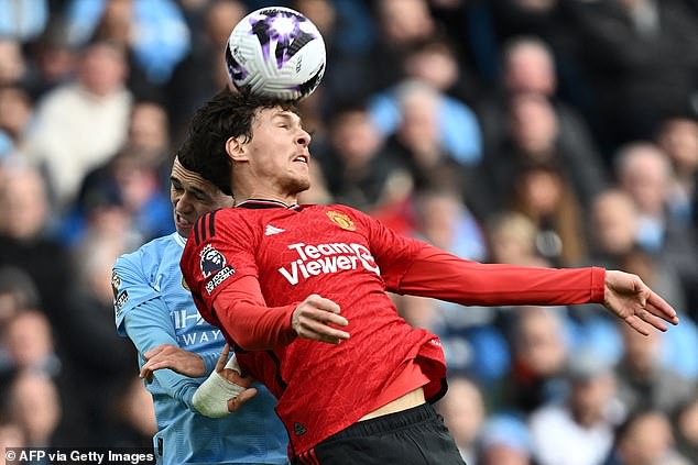 Victor Lindelof started at left back but had a tough afternoon and was United's weak link