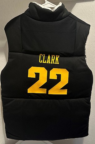 The back of the vest