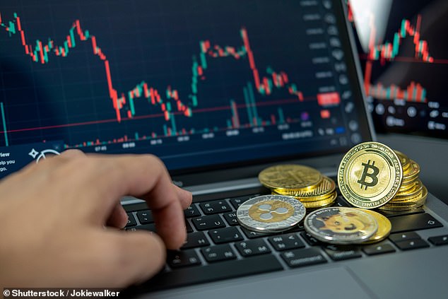 Commonwealth Bank introduced new measures last year to protect customers from cryptocurrency scams and fraud (file image of a bitcoin trader)