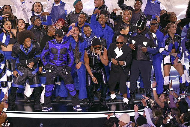 Ludacris also performed during this year's Super Bowl halftime show alongside Usher, Lil Jon, Jermaine Dupri and will.i.am.