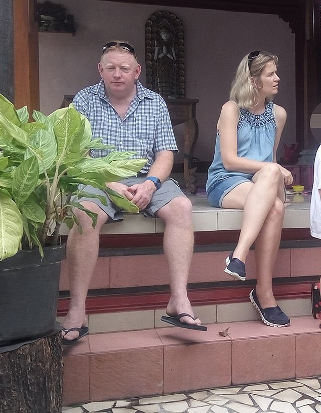 Mick and Samantha Murphy on holiday in Bali in 2017
