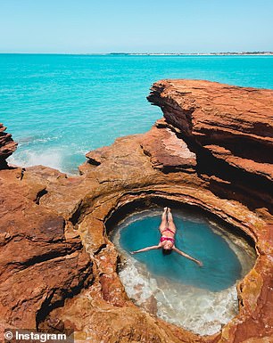 Gantheaume Point is 6km from the Kimberley hotspot, Broome, where red rock cliffs contrast with the sapphire ocean.