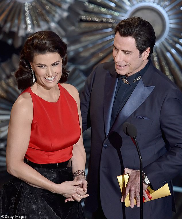 After the moment went viral on social media, Menzel and Travolta were invited to perform together next year, at the 2015 ceremony (pictured).
