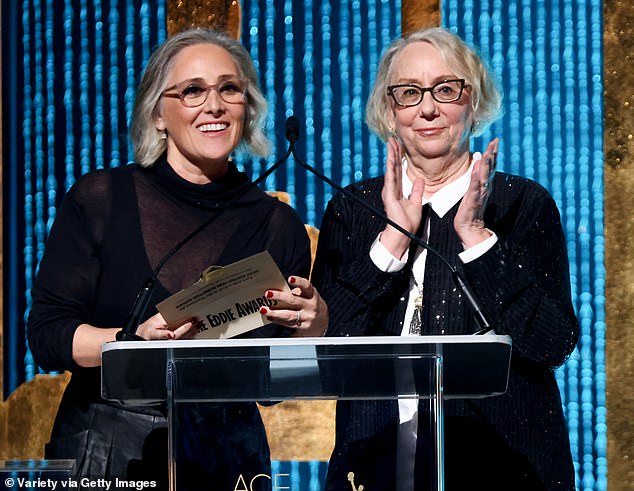 Later during the ceremony, Ricki and Mink were seen talking together on stage while helping present one of the awards.