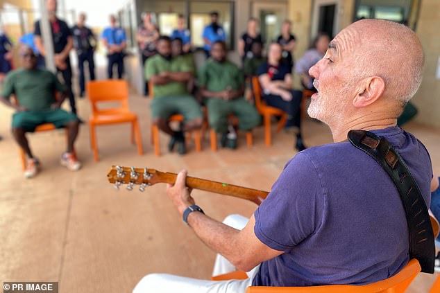 The legendary singer, 69, said he decided to visit WA's Eastern Goldfields Regional Prison, located 600 kilometers from Perth, after learning inmates had covered his sentimental prison ballad How To Make Gravy.