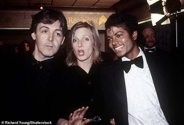 Paul and Michael fell out after he bought the rights to Lennon and McCartney's catalog from under McCartney's nose for $47.5 million (pictured with Linda McCartney in 1983).