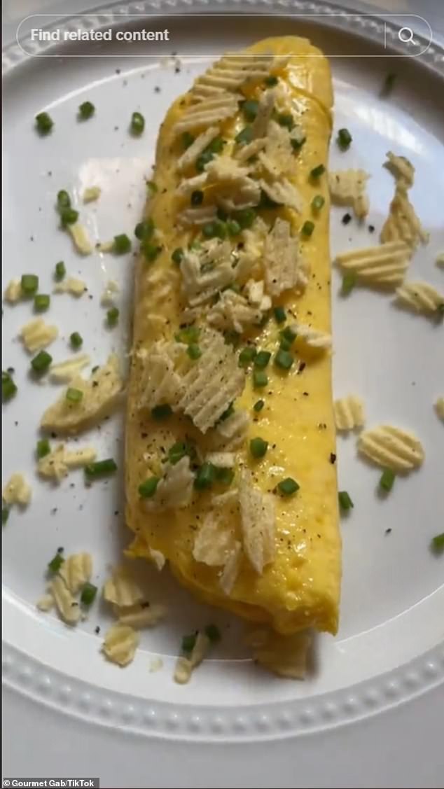 A TikTok chef who goes by Gourmet Gab recreated The Bear's Boursin Omelette and Sidney Fries