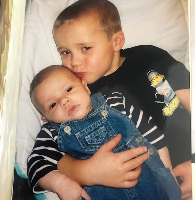 Elsewhere, brother Romeo posted an incredibly sweet baby photo of the duo, in which the birthday boy kissed his brother on the head.
