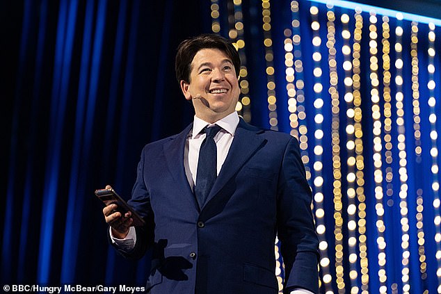 Once a kidney stone has formed, the body will try to pass it through urine. Most are small enough to do this and can be handled at home. However, when they grow too large, they can become extremely painful and surgery is usually necessary to remove them. Pictured is Michael presenting his BBC1 show 'Michael McIntyre's Big Show'.
