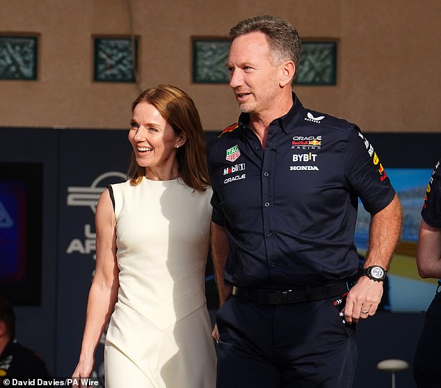 Horner and his wife Geri Halliwell bonded during the Bahrain Grand Prix after screenshots of a text conversation allegedly between Horner and the employee were leaked.