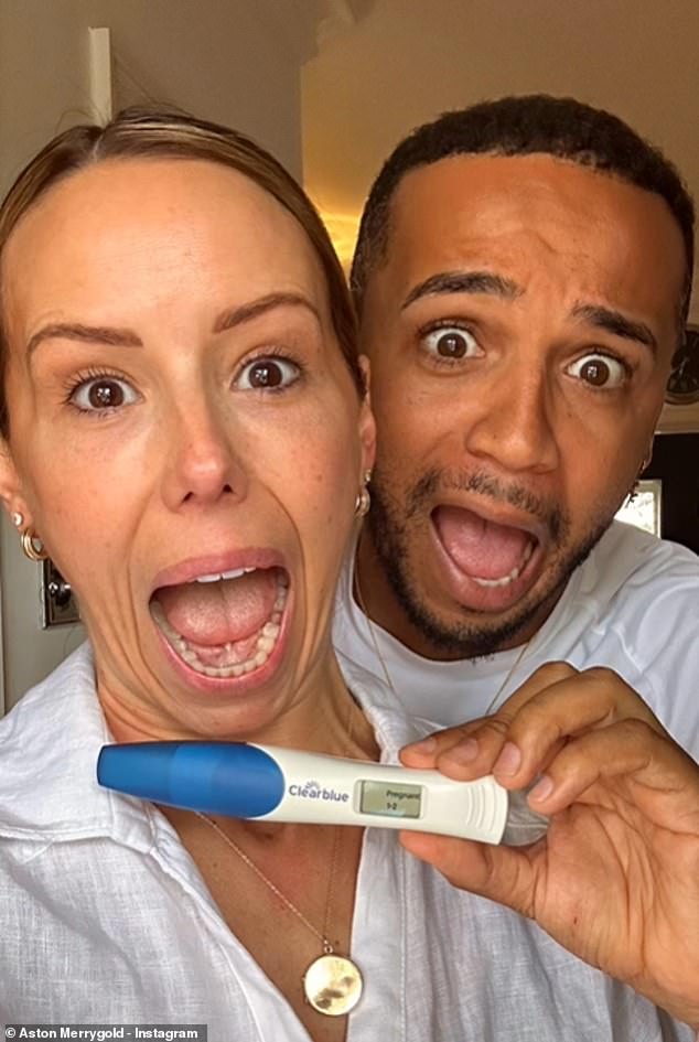 The couple announced they were expecting their third child in September by sharing a sweet video montage showing their positive pregnancy test.