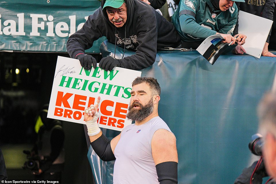 In 2023, the Kelce brothers started a weekly podcast called 'New Heights' where they discussed events related to the NFL.  The podcast has been incredibly successful just one year later.