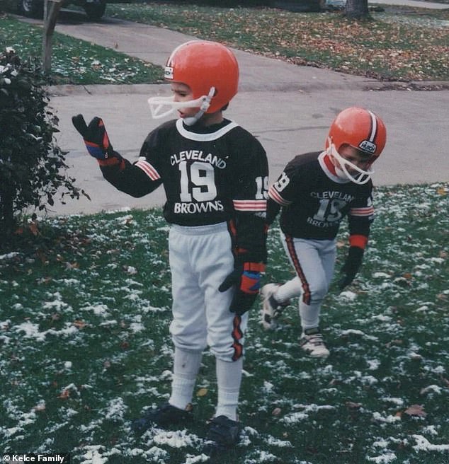 The Kelce Bros. grew up in Cleveland Heights and supported each other at football games.